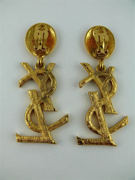 ysl earrings replica uk|ysl earrings vintage.